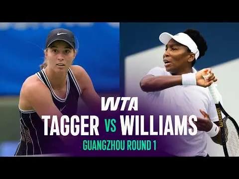 Од видеопрегледот на Лили Тагер – Венус Вилијамс во Гуангжу. <b>Фото: TennisTemple/YouTube.</b>